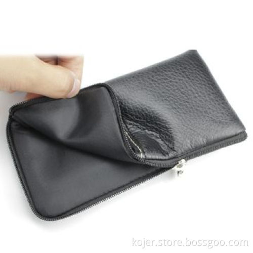 Mobile Phone Pouch for Apple's iPhone 4/4S with Zipper and Lanyard, Customized Patterns Accepted